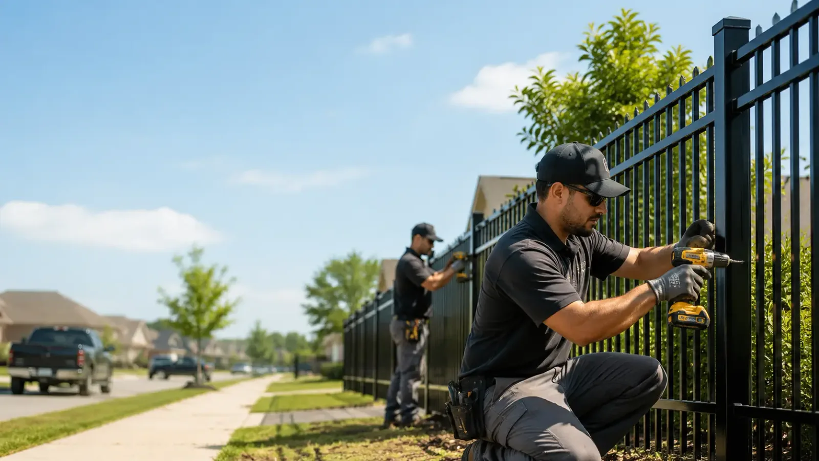 Metal Fence Installation in Warrenville, IL